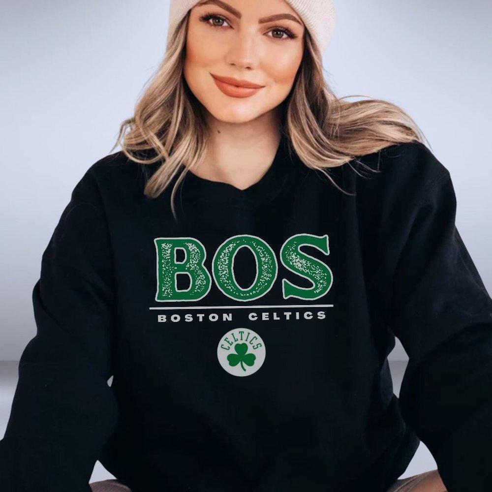 Boston Celtic Unisex Sweatshirt, Black Shirt, Graphic Design Sweater